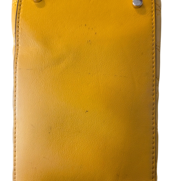 Kate Spade Quilted Yellow Chevron Tote Bag - Picture 15 of 15